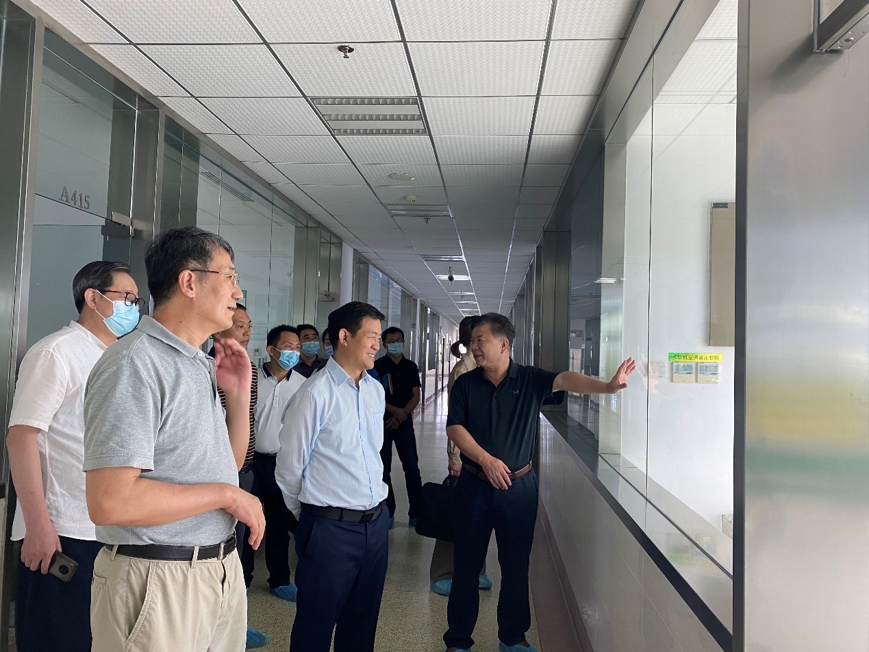 海南省科学技术厅副厅长刘作凯一行调研洪山实验室